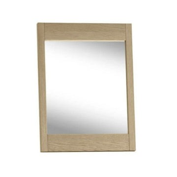 Bentley Designs Rimini Aged Oak & Weathered Oak Vanity Mirror | Taylors on the High Street
